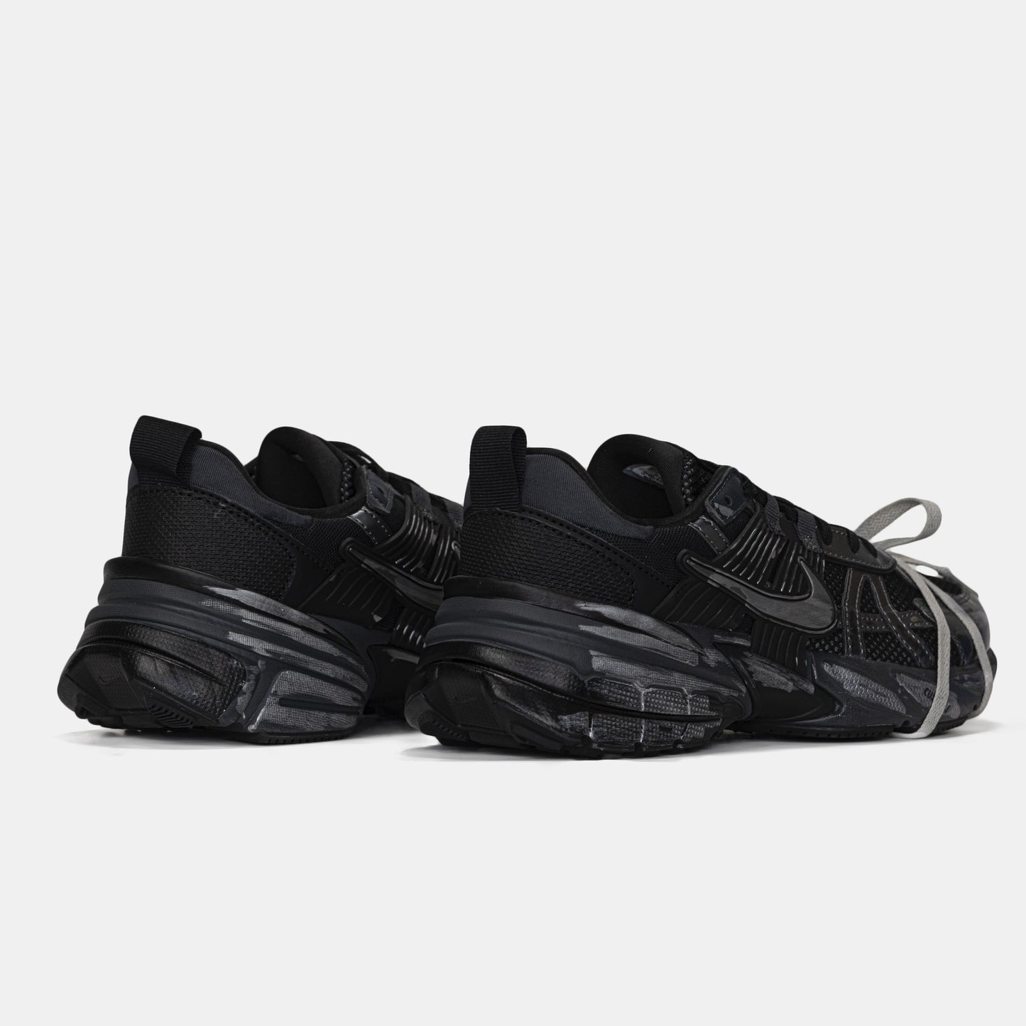 Nike Runntek V2K Black Silver Custom