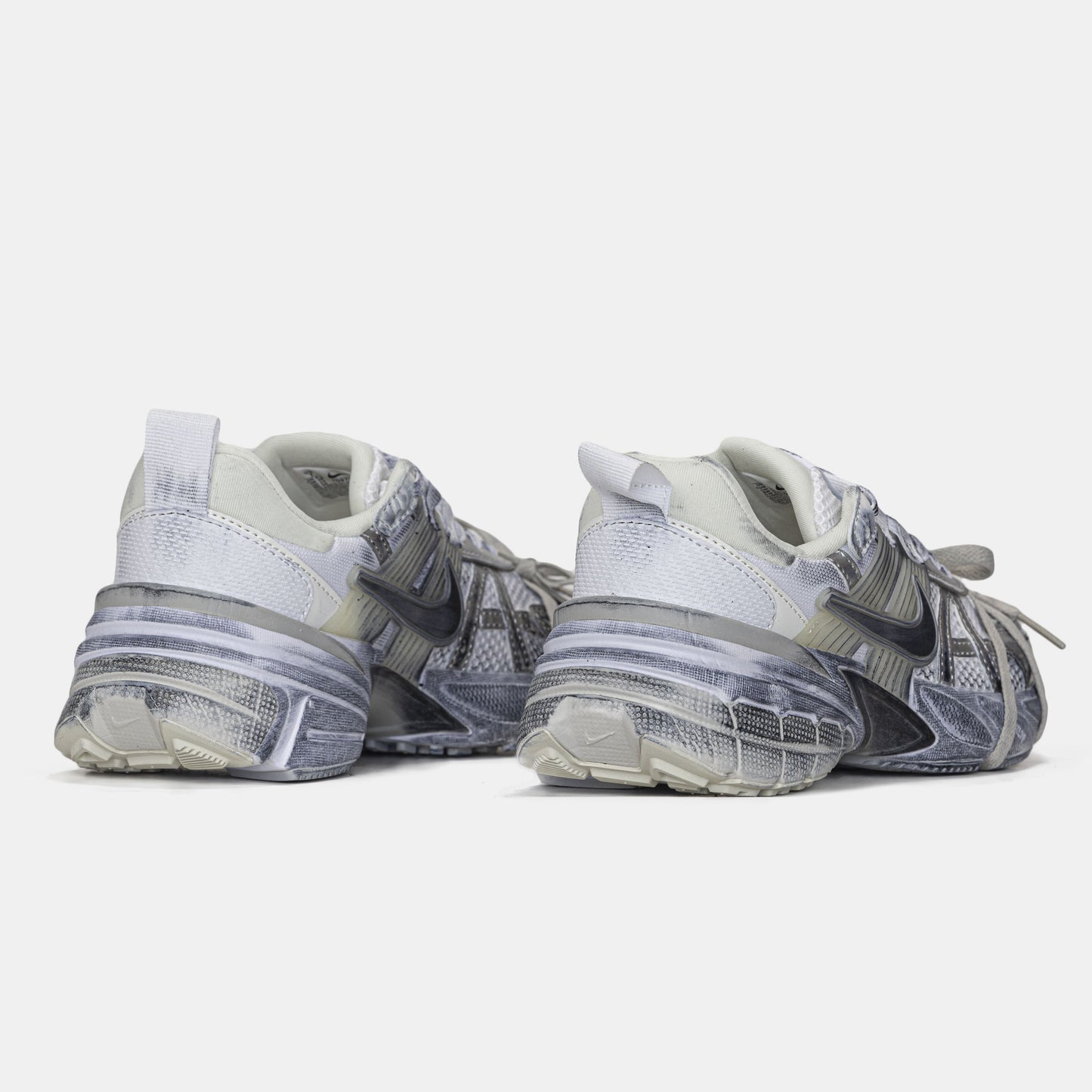 Nike Runntek V2K White Silver Custom