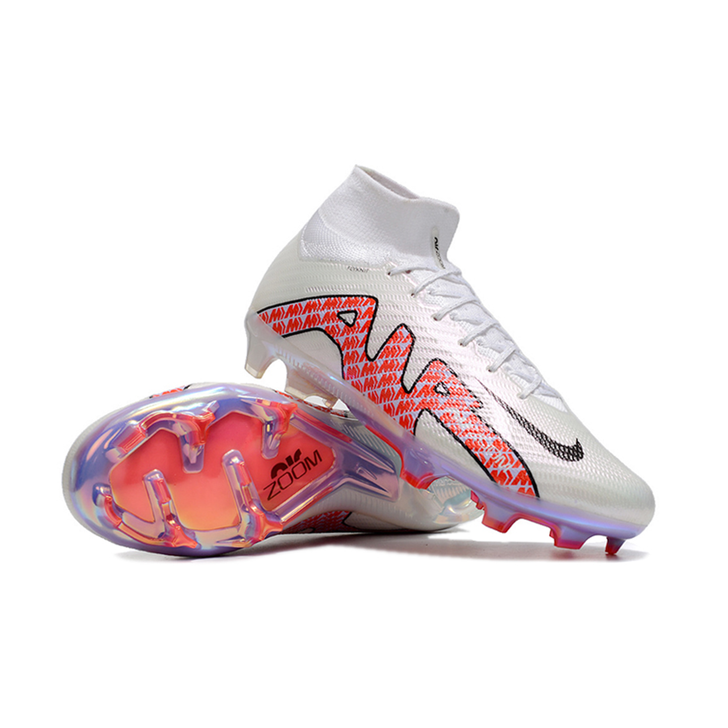 Nike Air Zoom Mercurial Superfly IX FG White Red