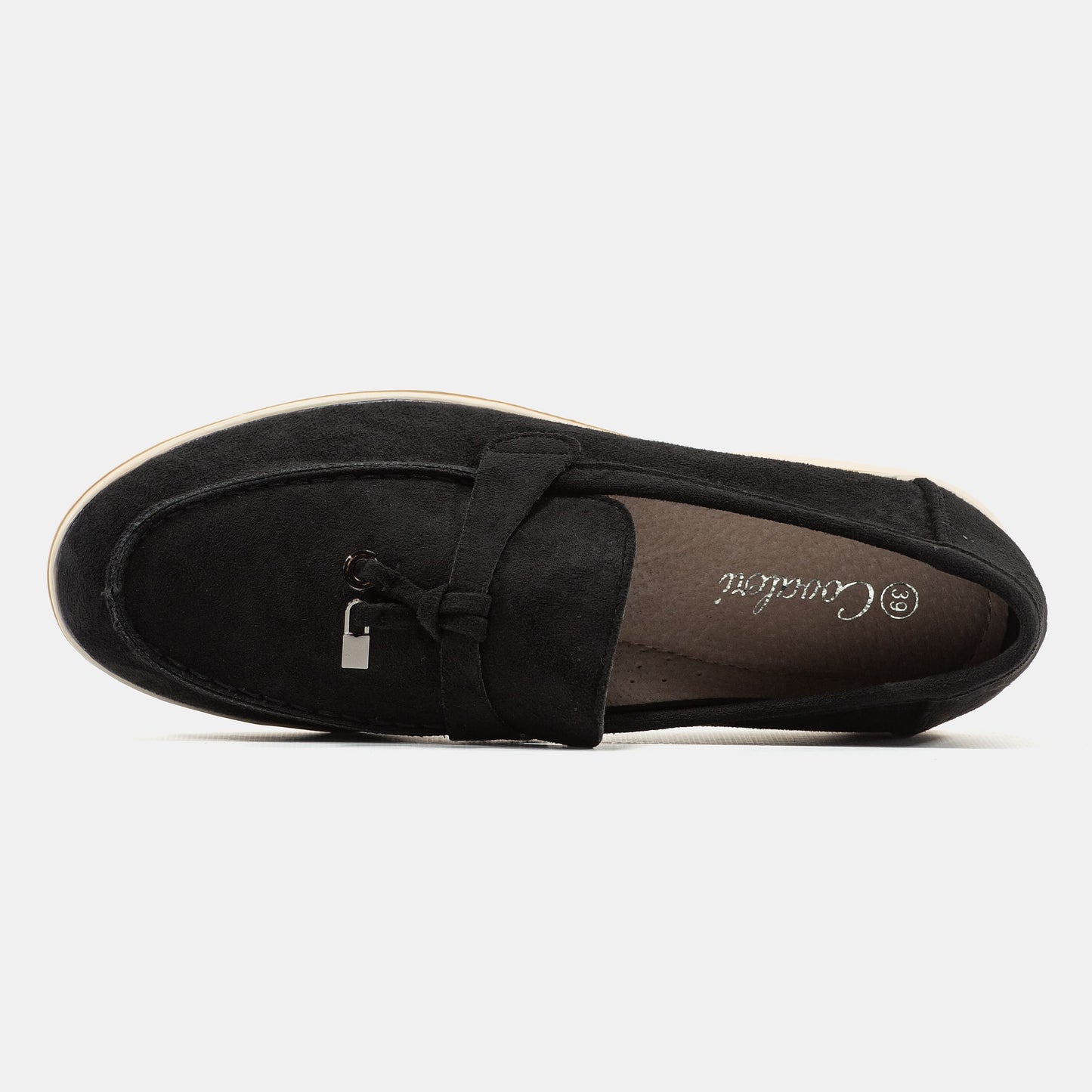 No Brand Loafers Black Suede 2988