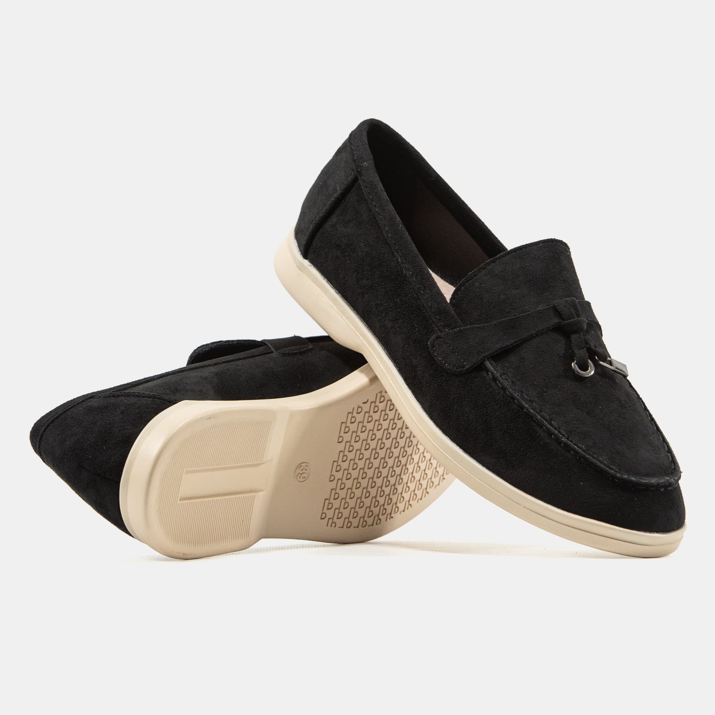 No Brand Loafers Black Suede 2988