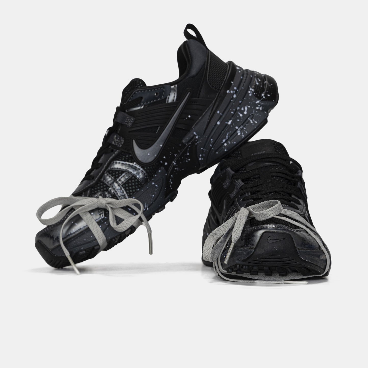 Nike Runntek V2K Black Silver Custom 2.0