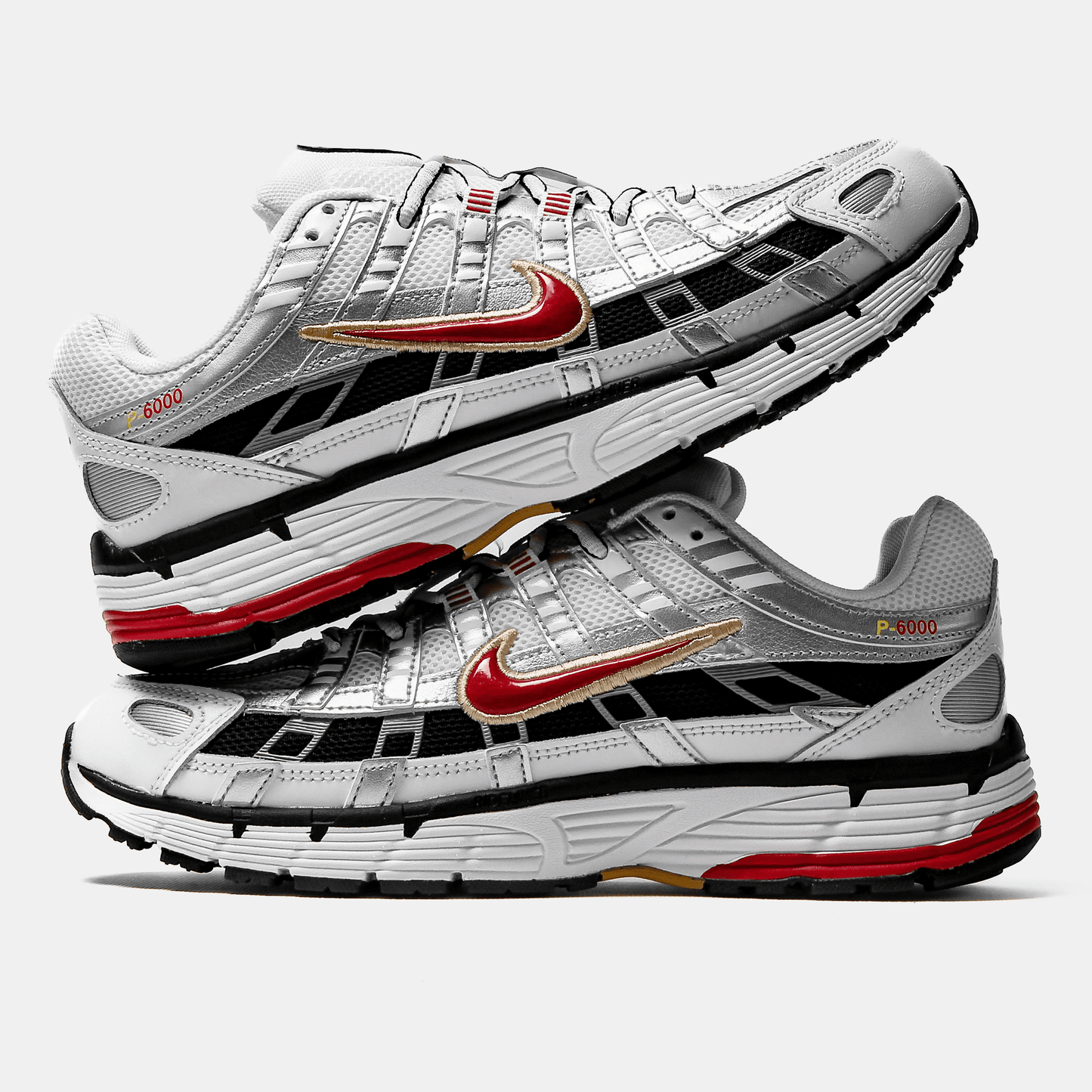 Nike P-6000 Platinum Varsity Red
