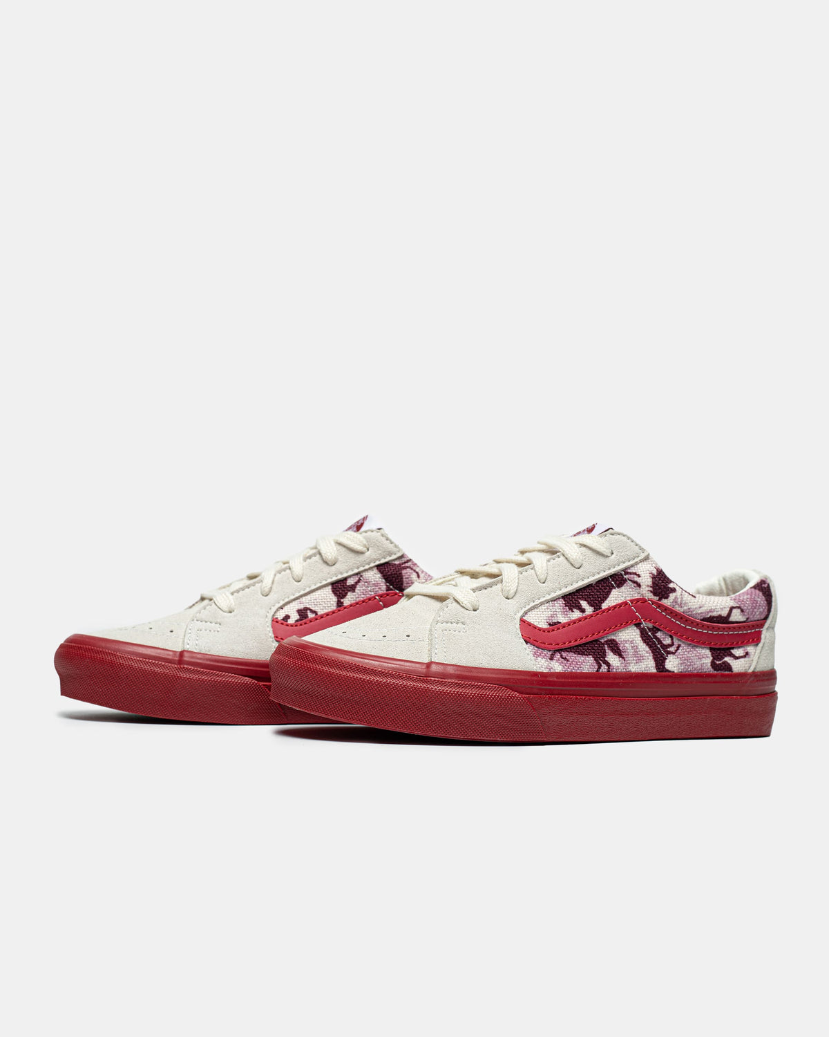 Vans SK8-Low Rice Baijiu Red Horse Print