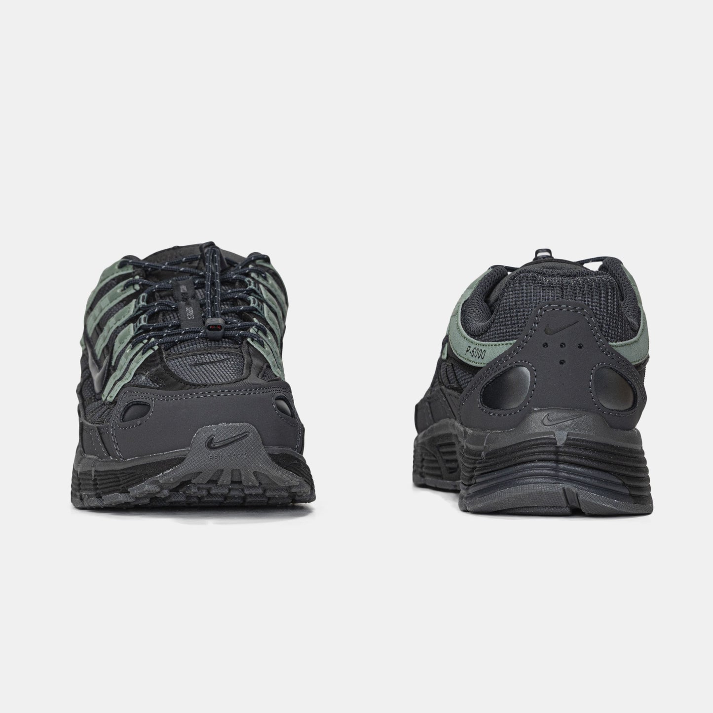 Nike P-6000 Anthracite Dark Smoke Grey Clay Green Iron Grey