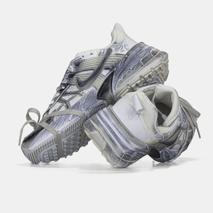 Nike Runntek V2K White Silver Custom