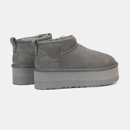 UGG Ultra Mini Platform Light Grey
