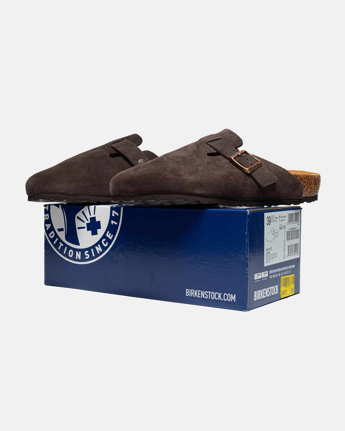 Birkenstock Boston Suede Mocha