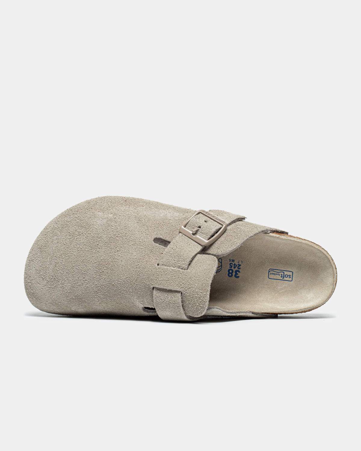 Birkenstock Boston Suede Antique White