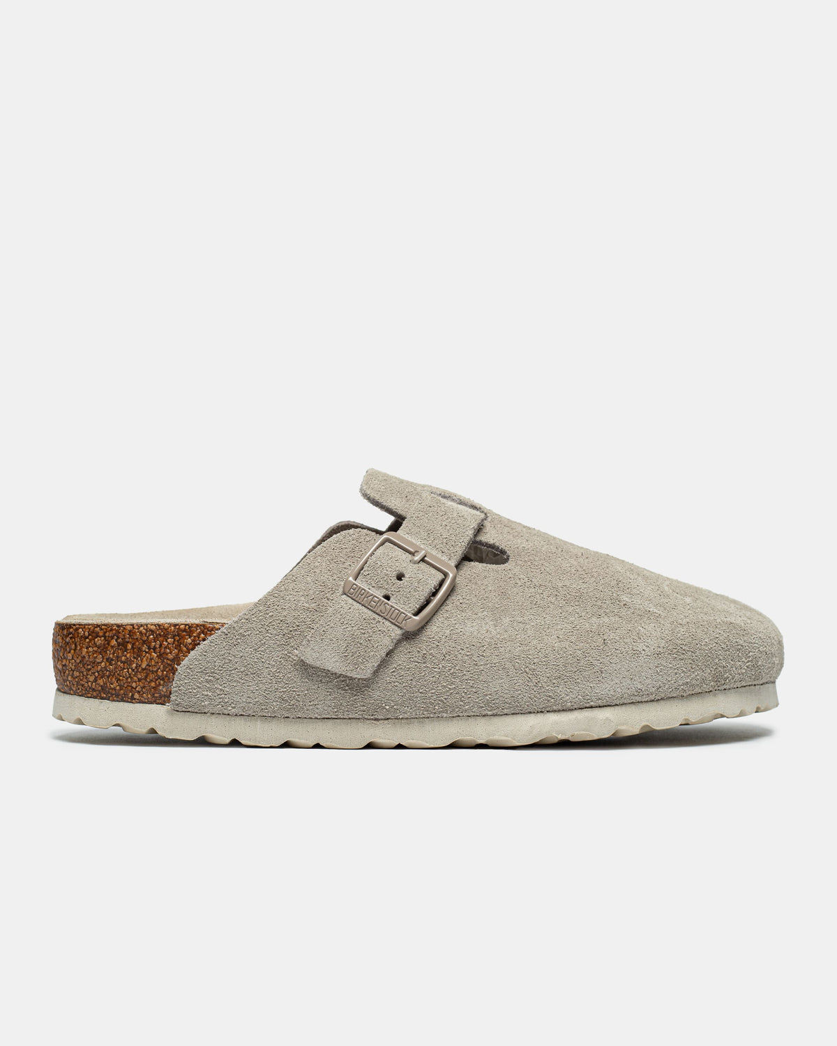 Birkenstock Boston Suede Antique White