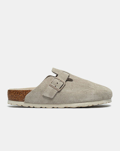 Birkenstock Boston Suede Antique White