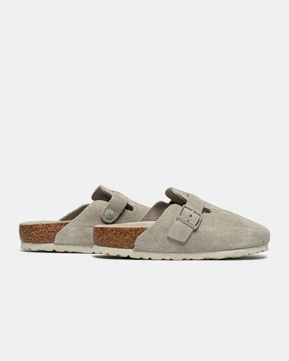Birkenstock Boston Suede Antique White