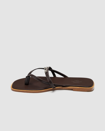 Hermes Miss Sandal Chocolate