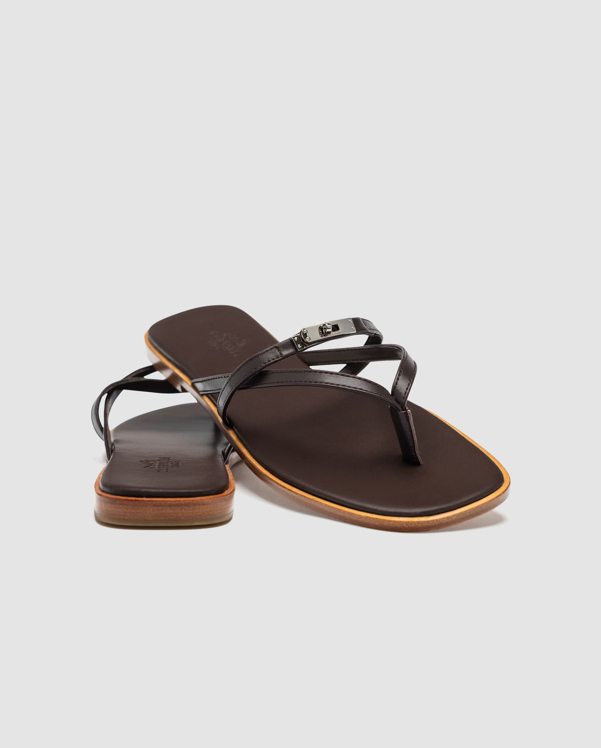 Hermes Miss Sandal Chocolate