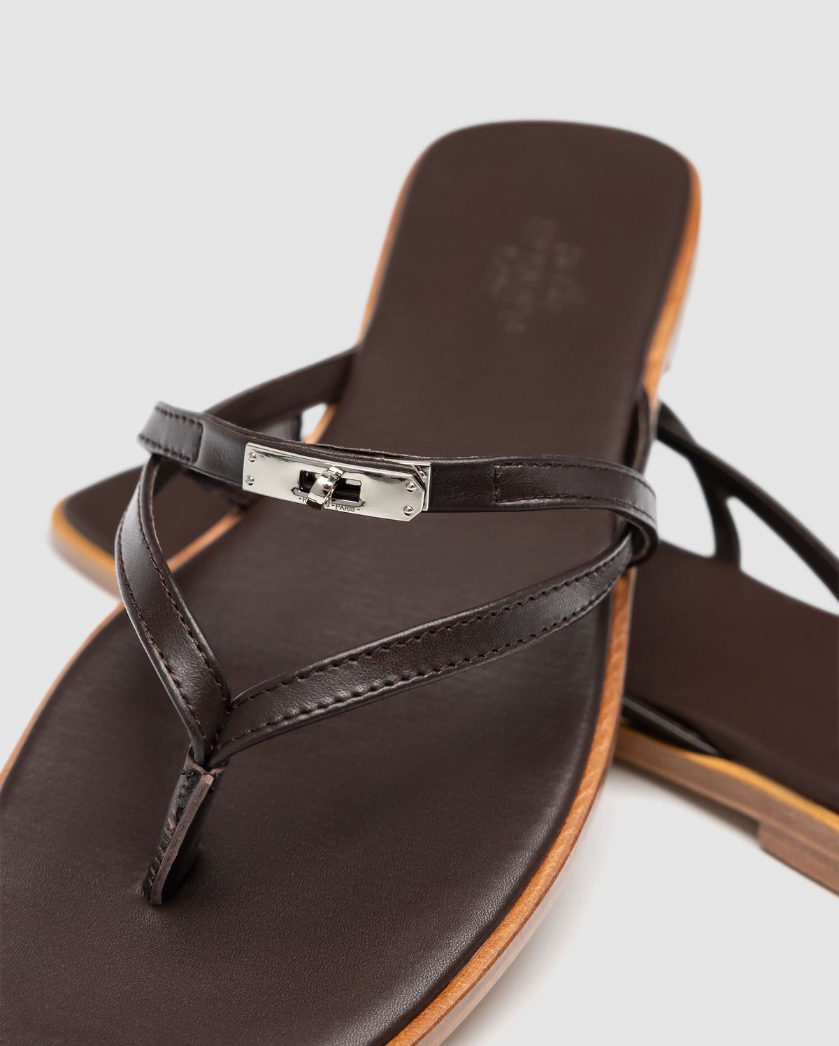 Hermes Miss Sandal Chocolate