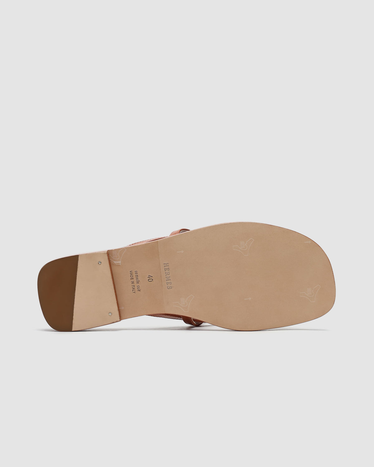 Hermes Miss Sandal Brown