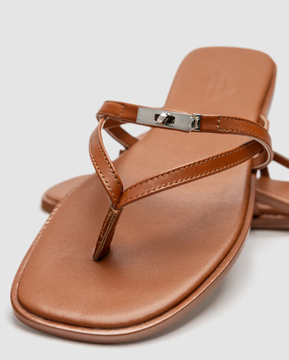 Hermes Miss Sandal Brown