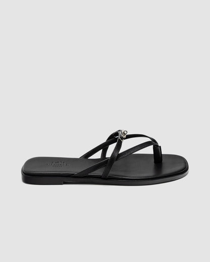 Hermes Miss Sandal Black