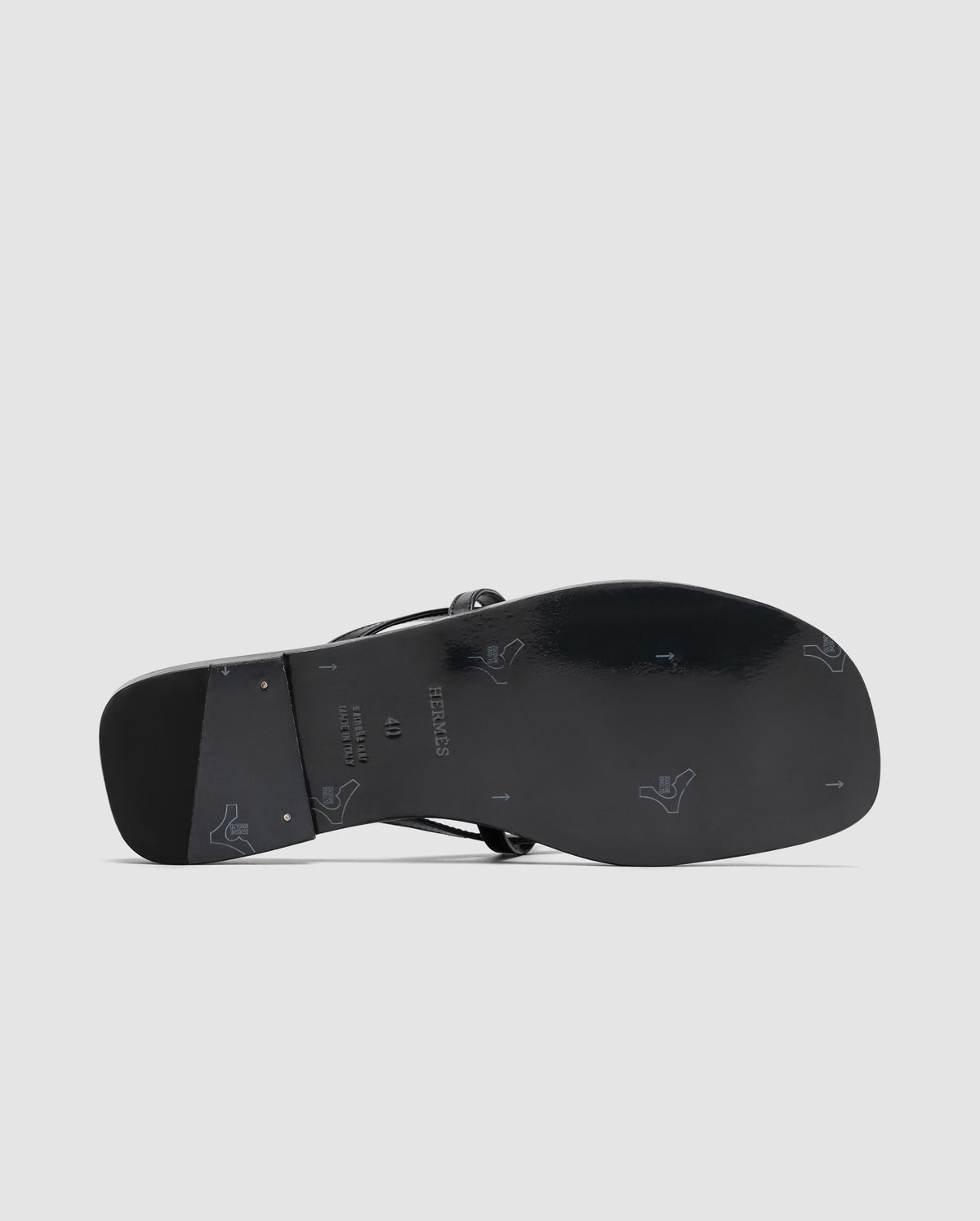 Hermes Miss Sandal Black