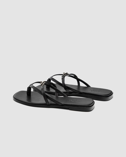 Hermes Miss Sandal Black