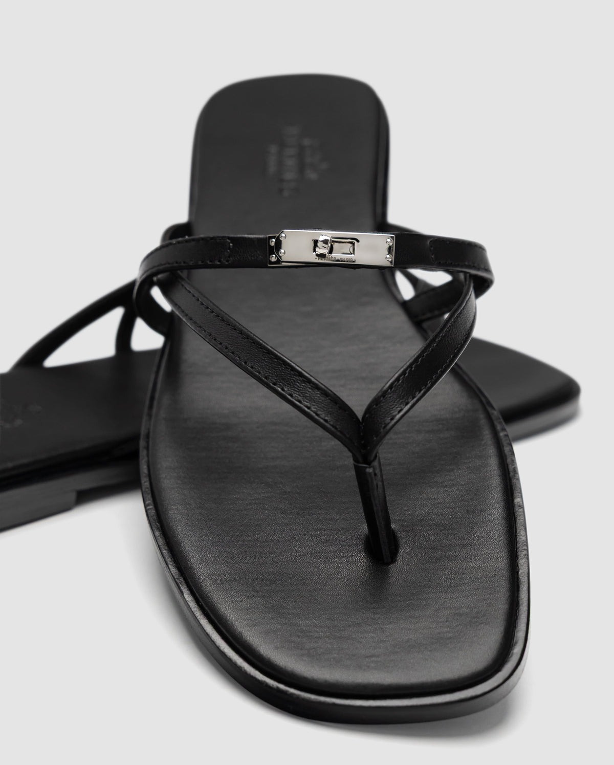 Hermes Miss Sandal Black