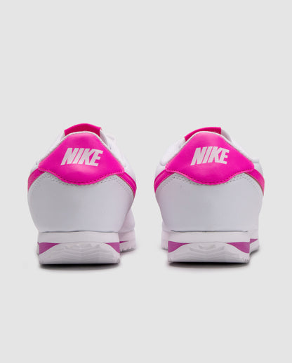 Nike Cortez GS White Laser Fuchsia