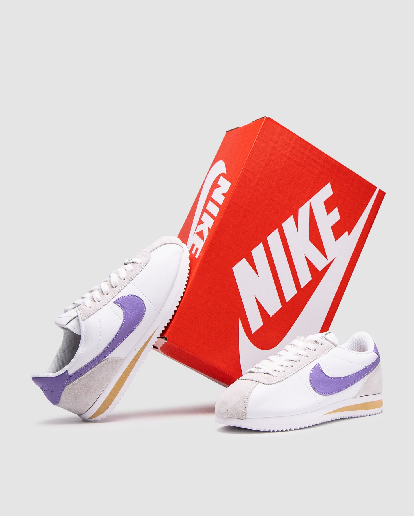 Nike Cortez White Purple