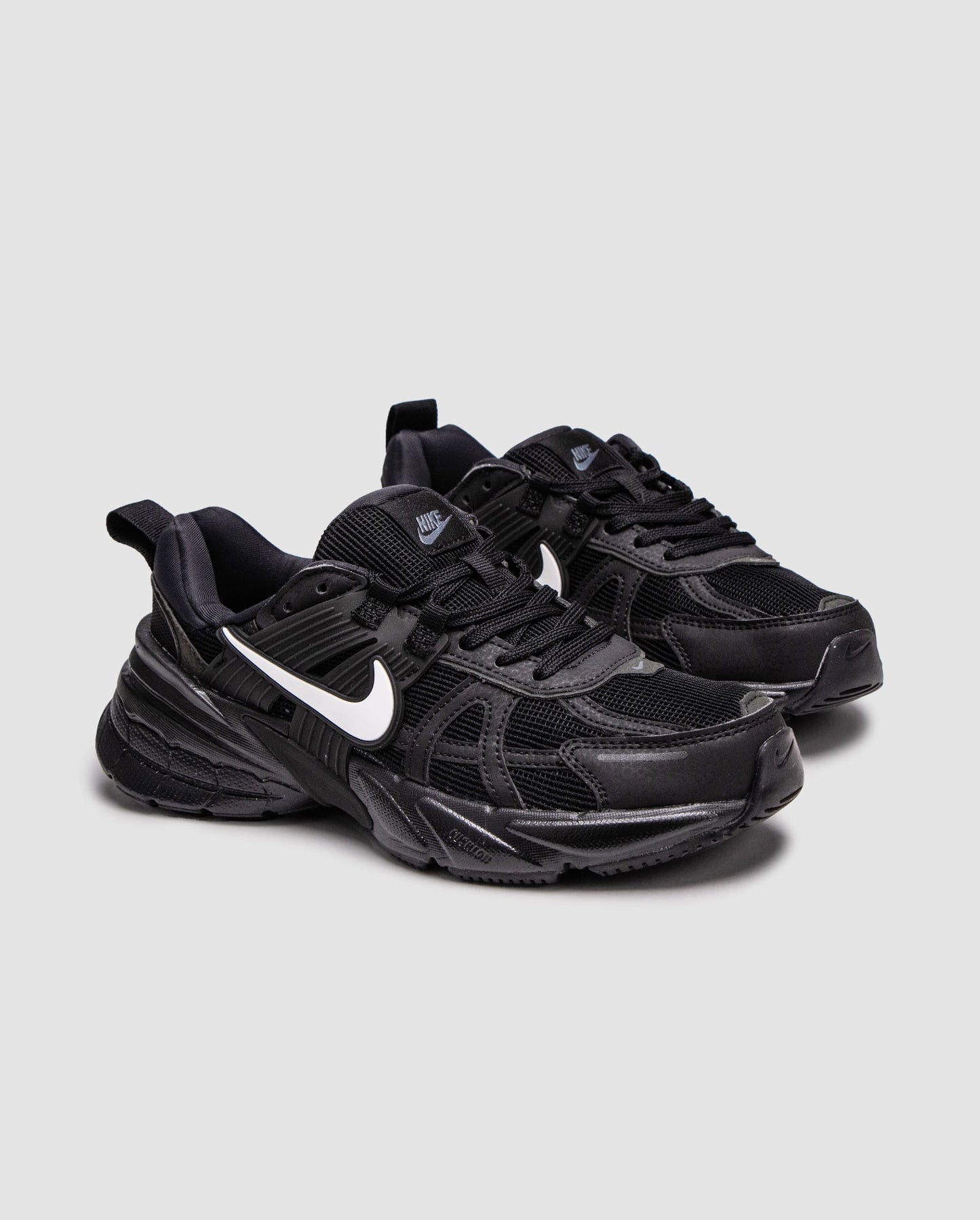 Nike V2K Runtekk Black White Logo