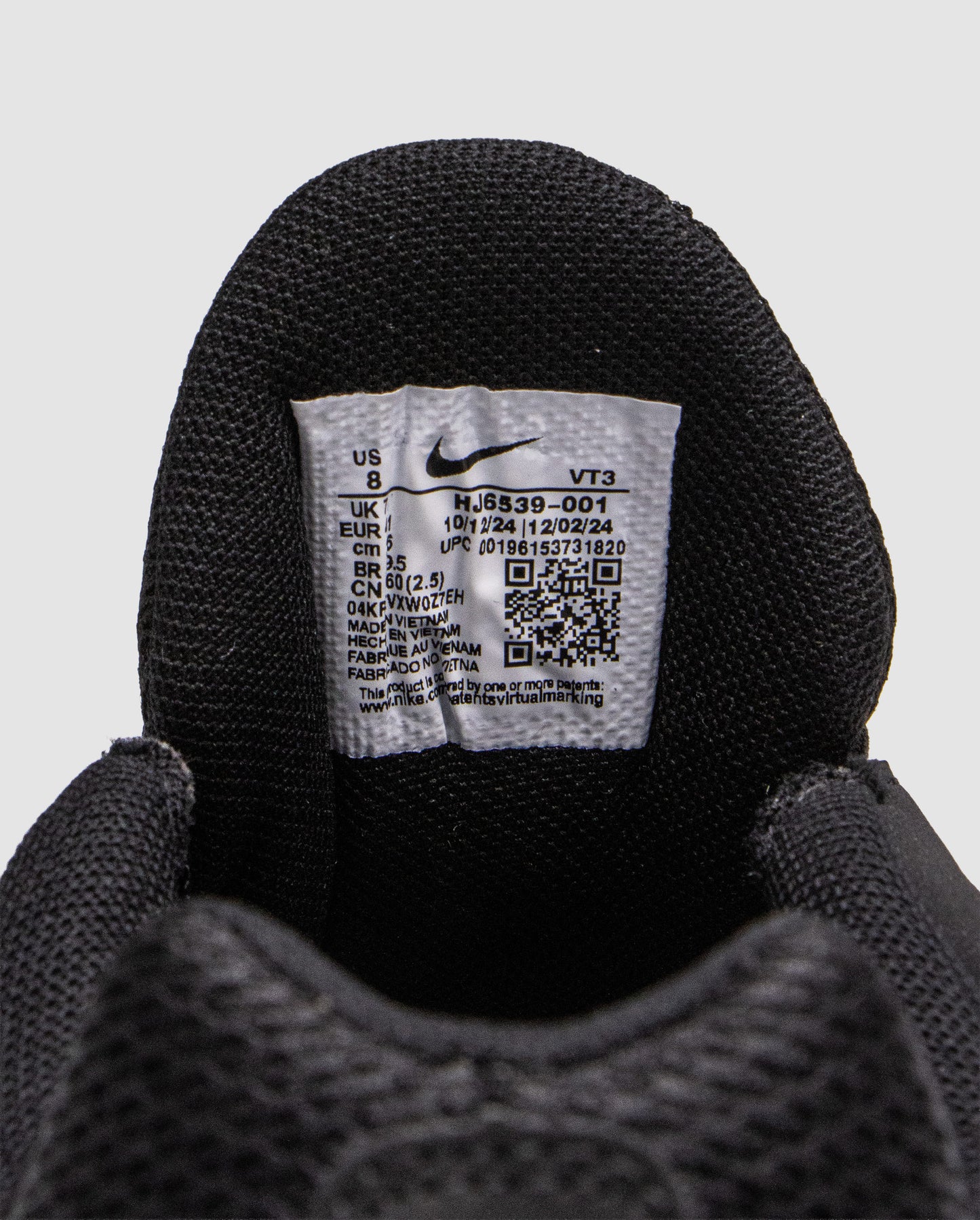 Comme Des Garcons Homme Plus X Nike Air Max TL 2.5 Black