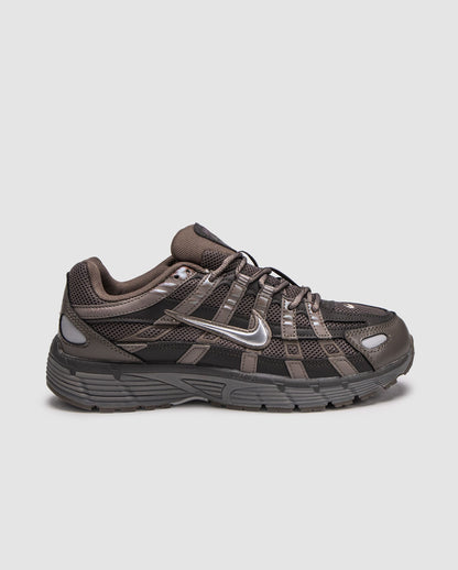 Nike P-6000 Brown Black / Cave Stone / Metallic Silver