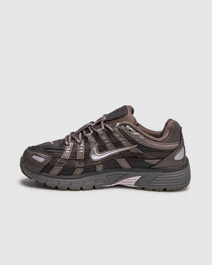 Nike P-6000 Brown Black / Cave Stone / Metallic Silver