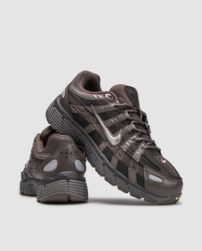 Nike P-6000 Brown Black / Cave Stone / Metallic Silver
