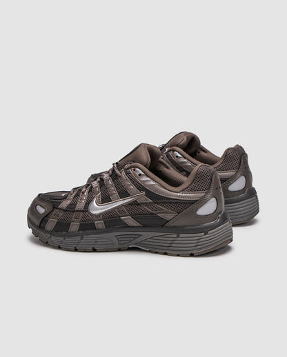 Nike P-6000 Brown Black / Cave Stone / Metallic Silver