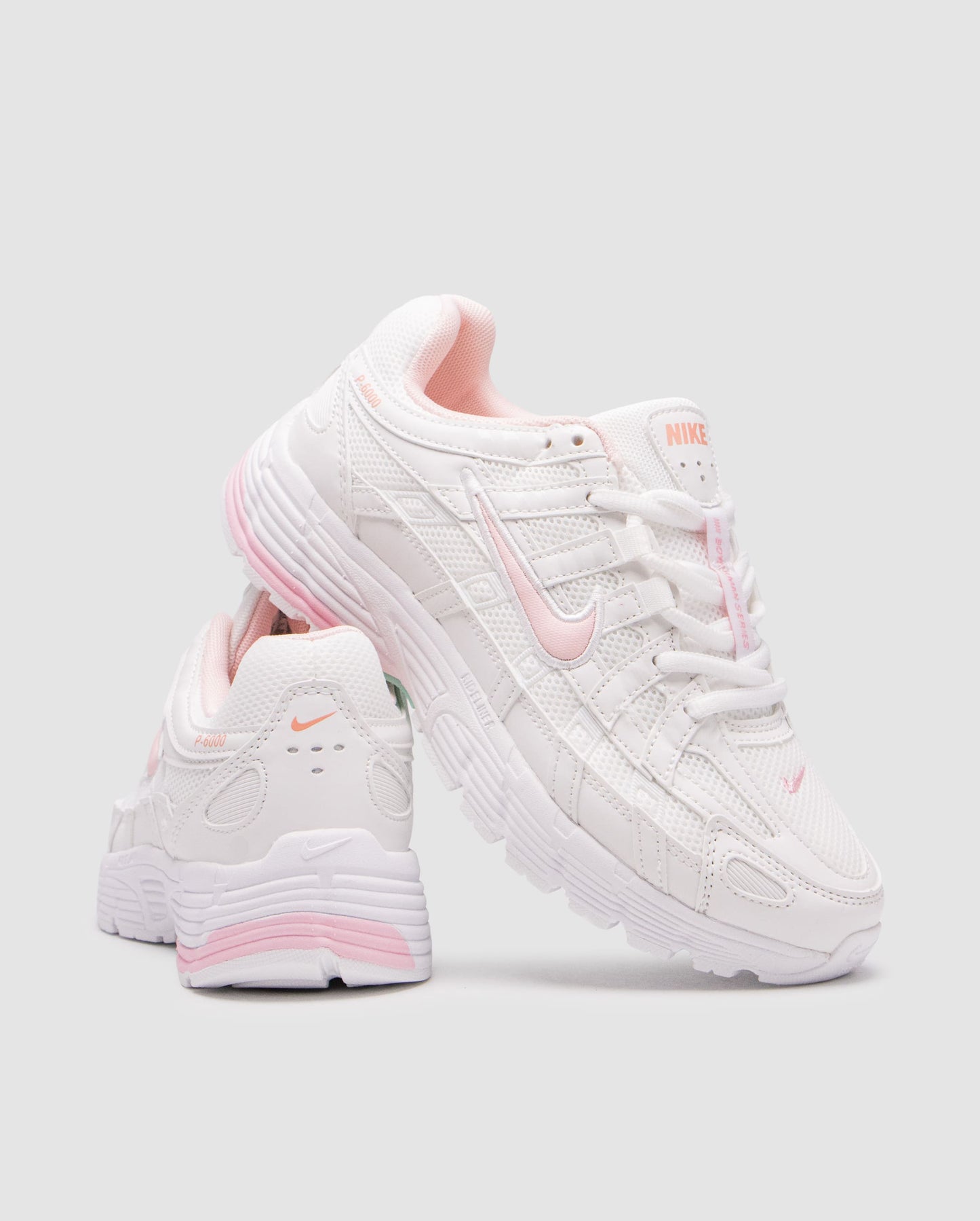 Nike P-6000 All White Pink