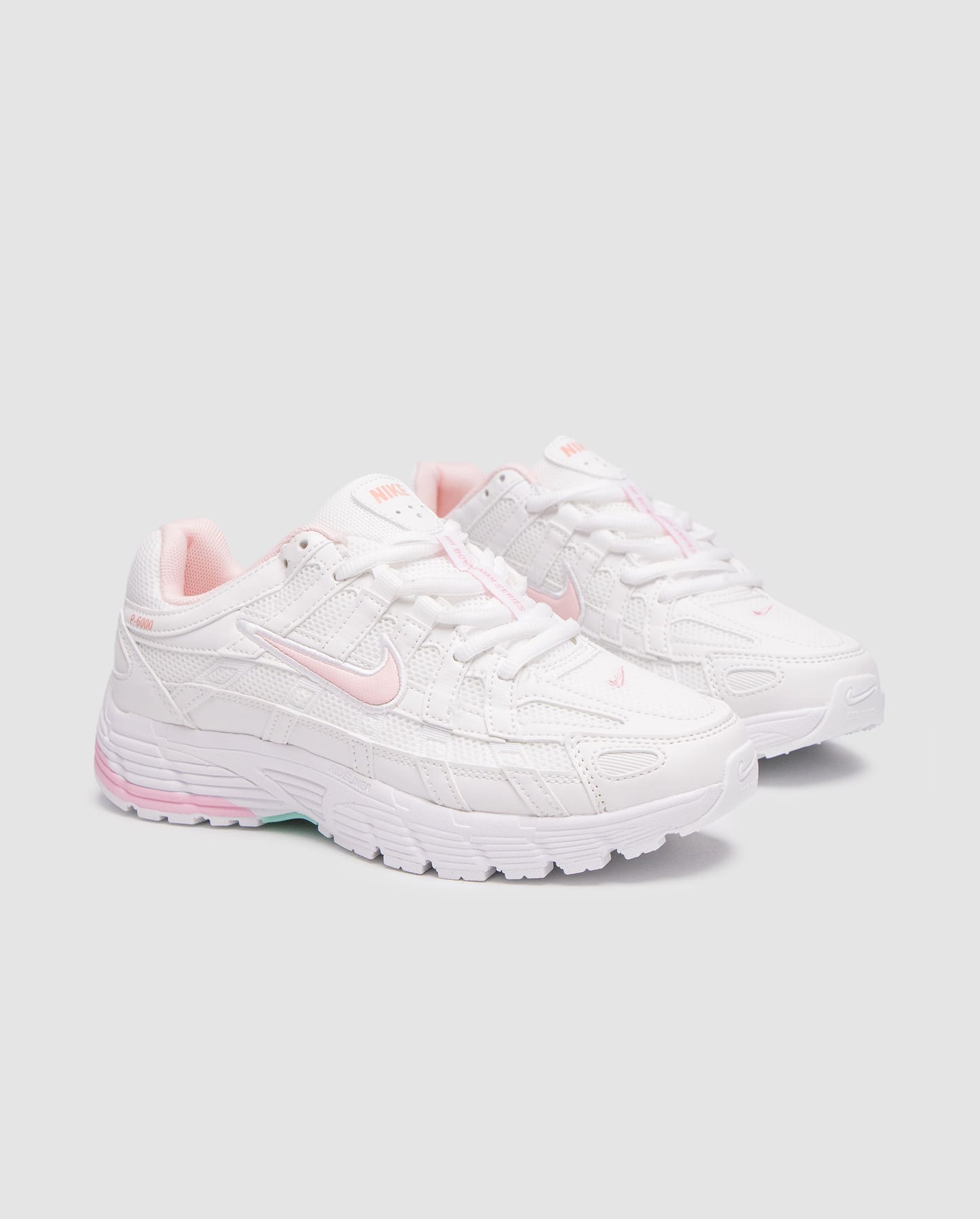 Nike P-6000 All White Pink