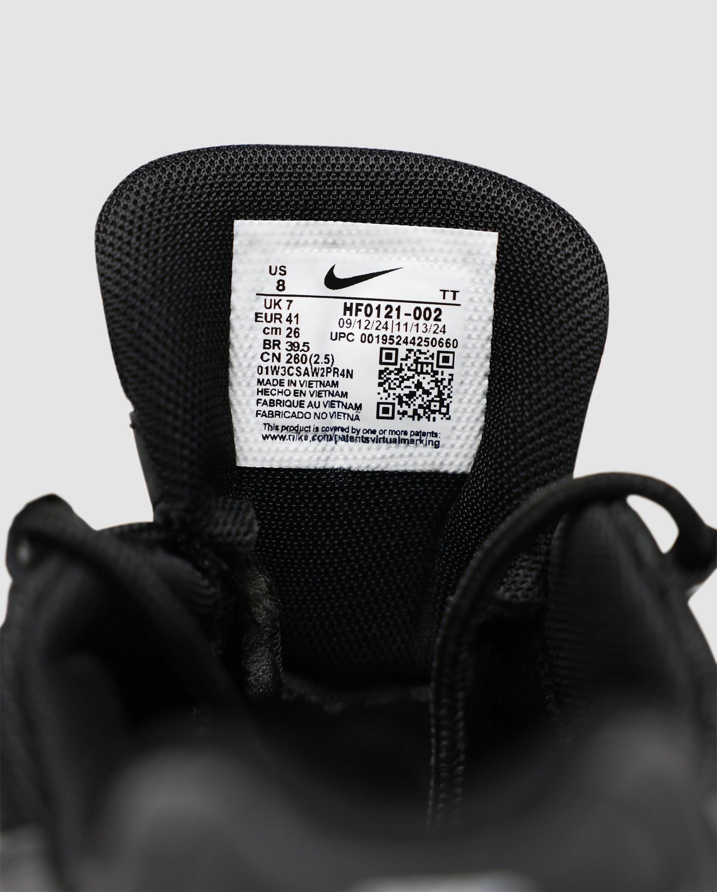 Nike Air Max 95 Essential Black Smoke Grey