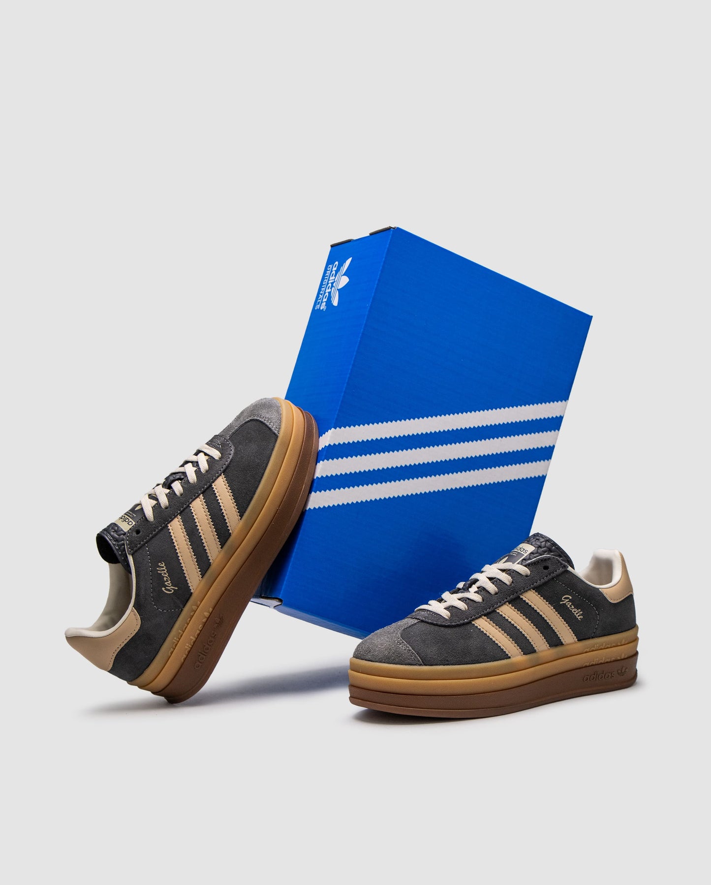 Adidas Gazelle Bold Beige White Gum / Grey Magic Beige Gum