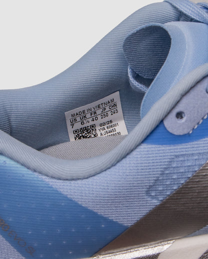 Adidas Adizero Evo SL Glow Blue Silver Metallic