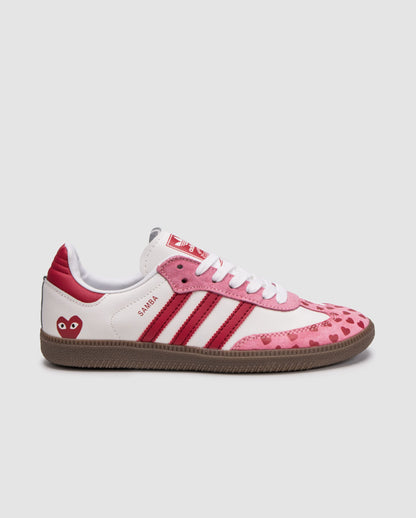 Adidas Samba x Comme des Garçons Play White Pink