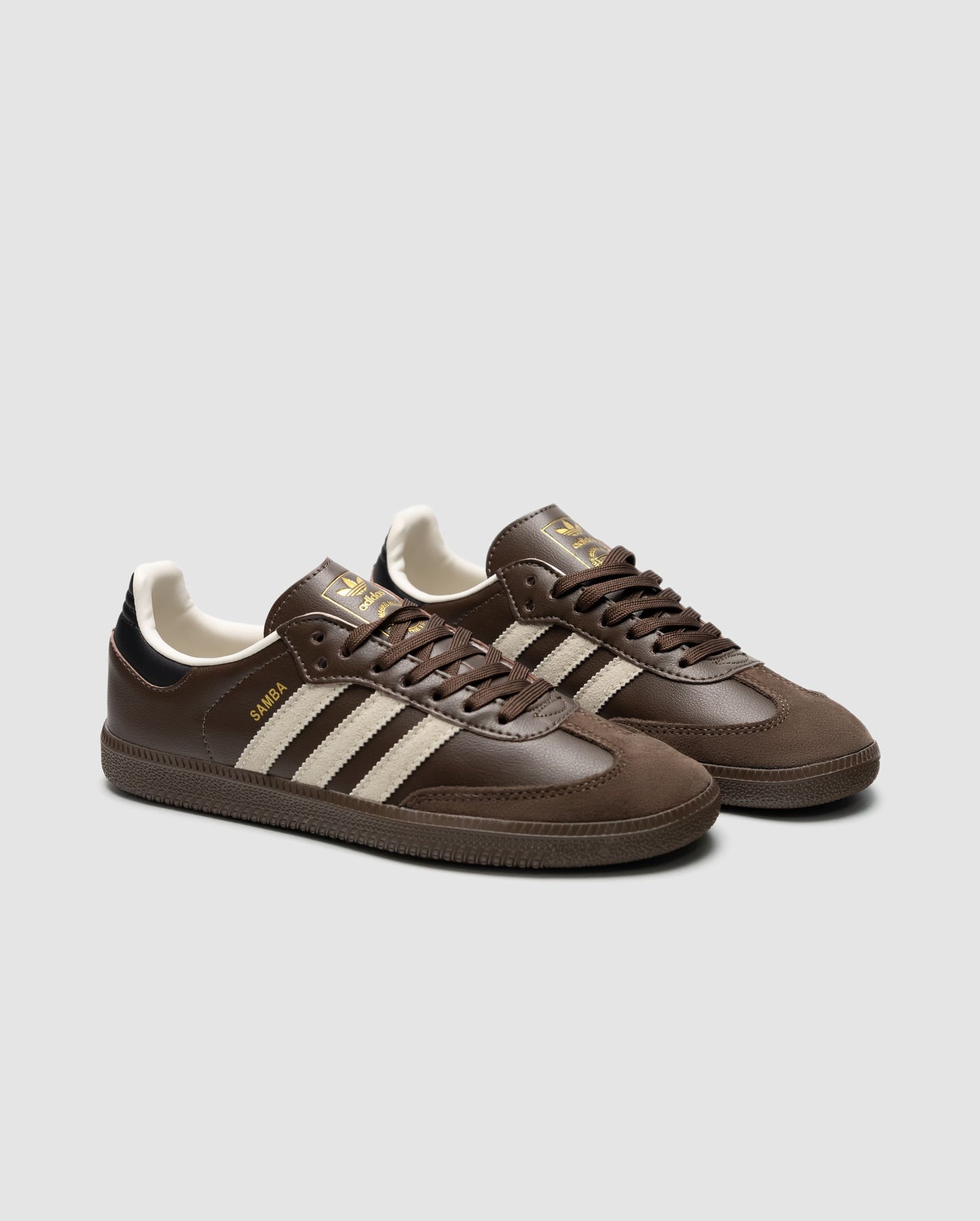 Adidas Samba OG Dark Brown Beige Gum