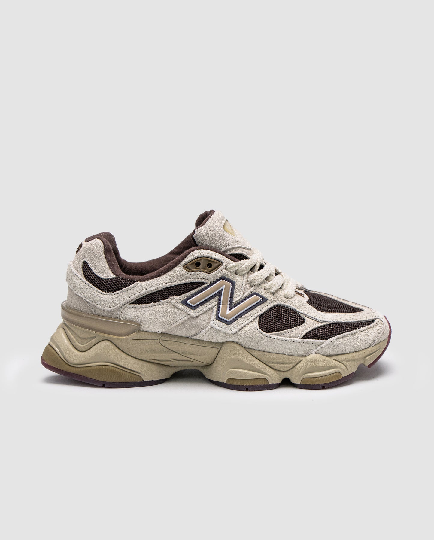 New Balance 9060 Sydney's Signature Collection in Beige Brown Black Suede Mesh
