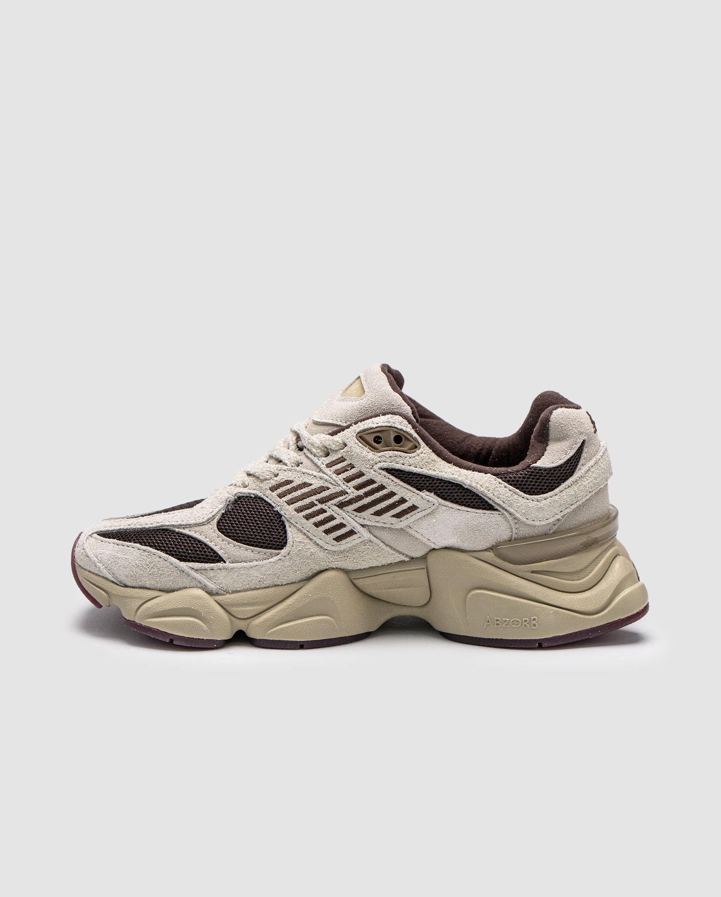 New Balance 9060 Sydney's Signature Collection in Beige Brown Black Suede Mesh