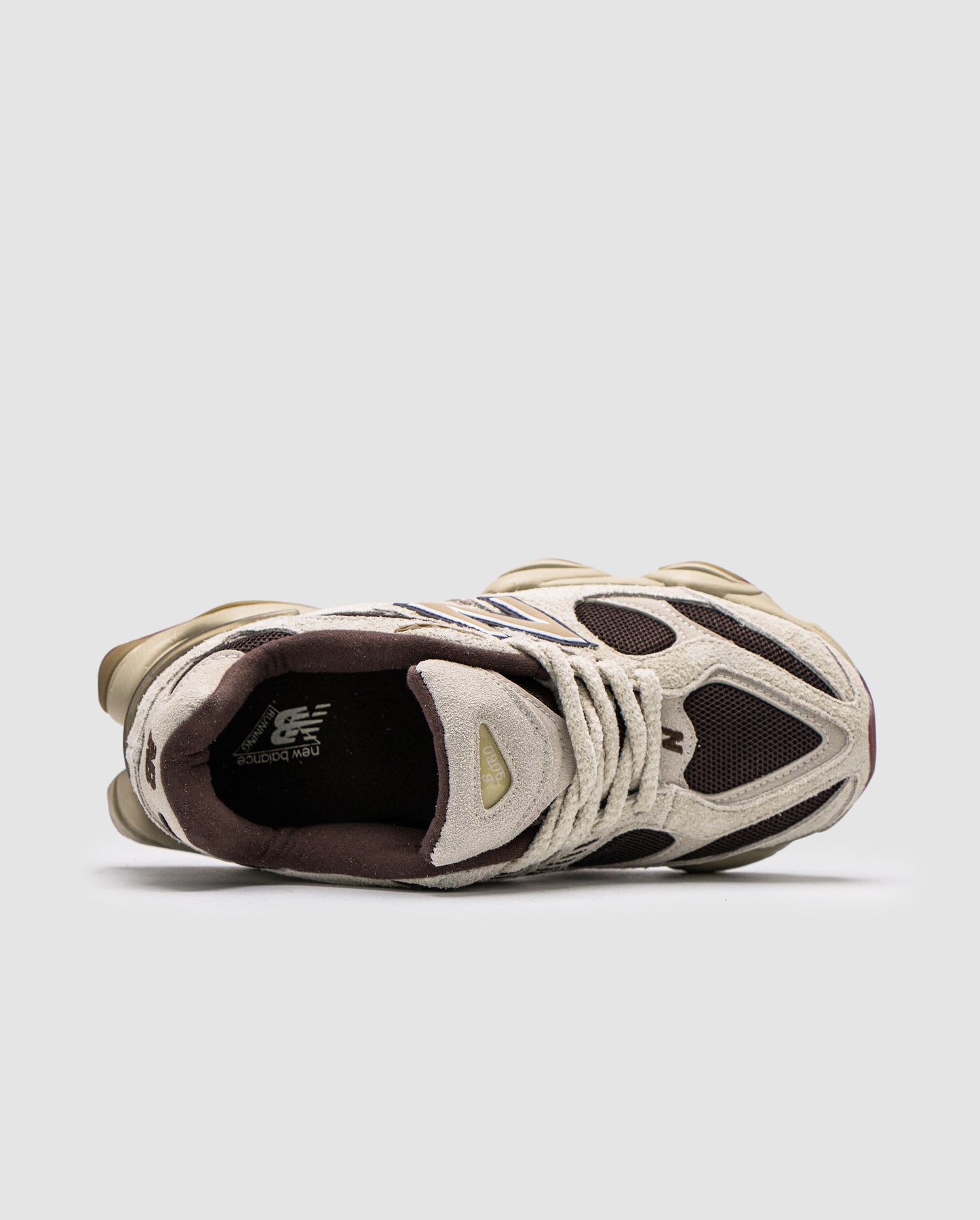 New Balance 9060 Sydney's Signature Collection in Beige Brown Black Suede Mesh
