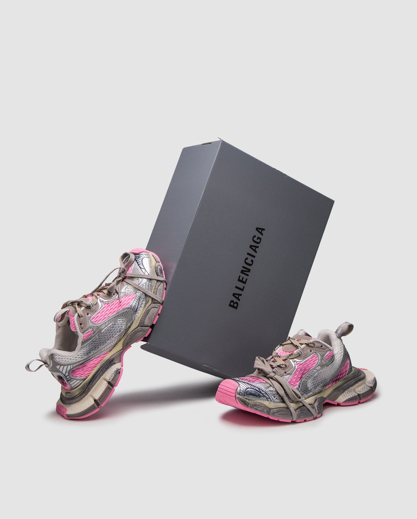 Balenciaga 3XL Sneaker in Silver Pink