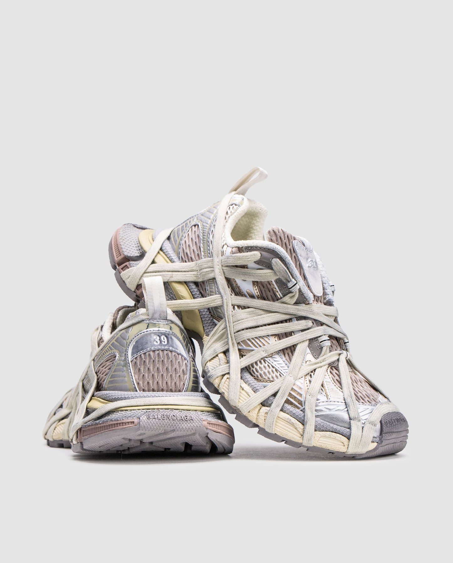 Balenciaga 3XL Extreme Lace Sneaker in Light Beige