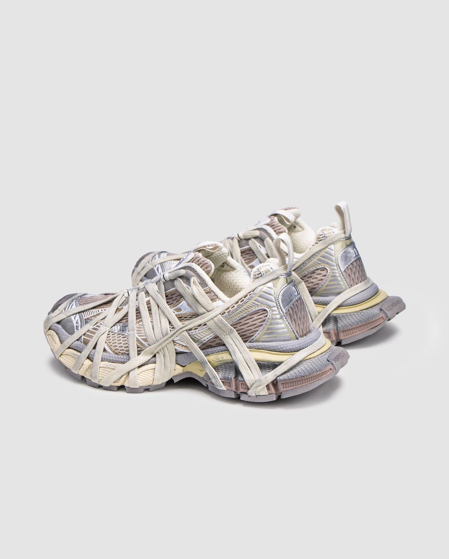 Balenciaga 3XL Extreme Lace Sneaker in Light Beige