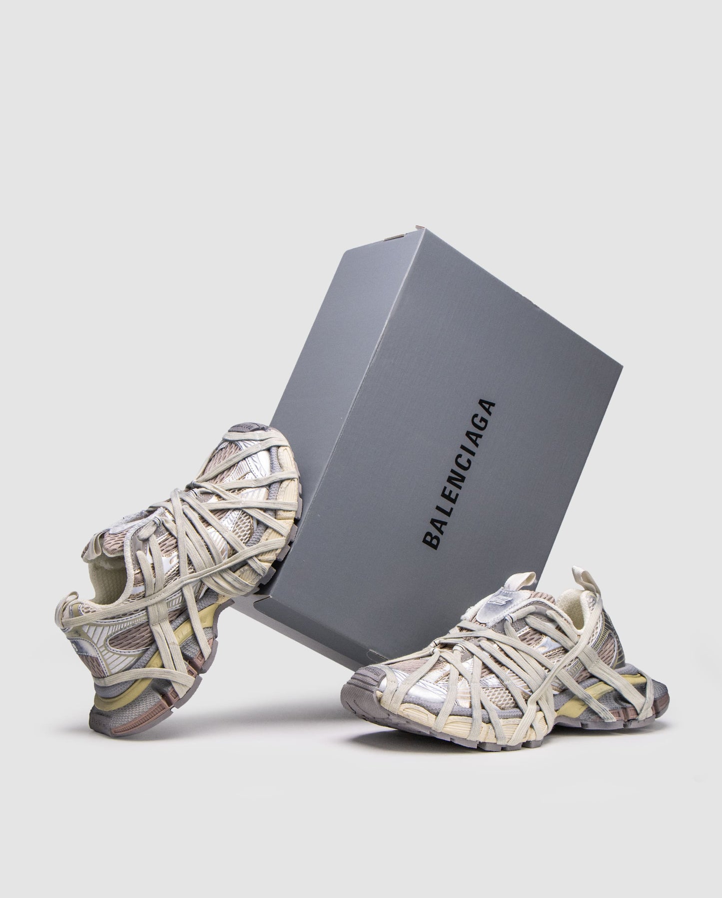 Balenciaga 3XL Extreme Lace Sneaker in Light Beige