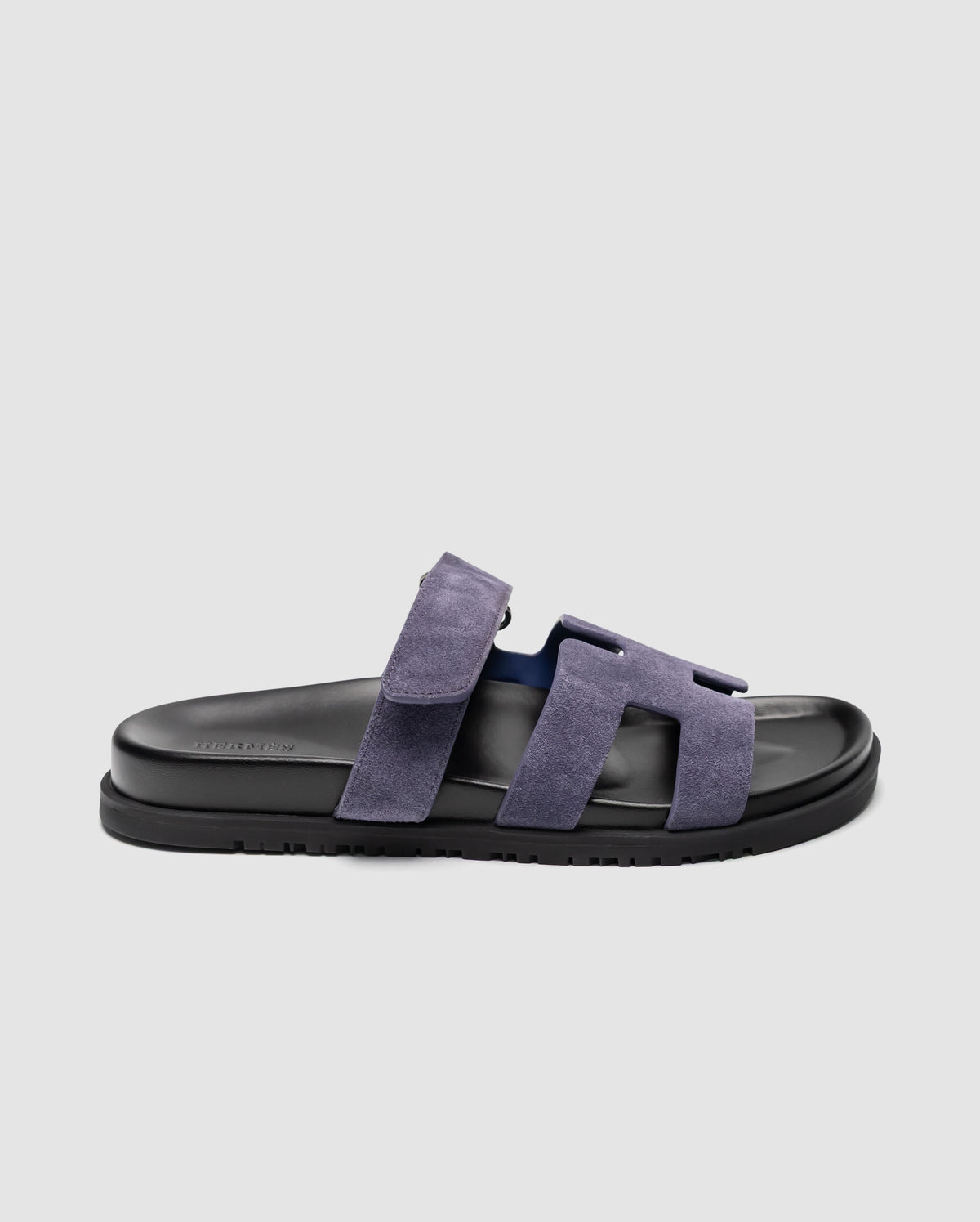 Hermes Chypre Sandals Violet Suede