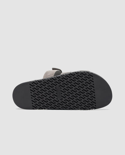 Hermes Chypre Sandals Grey Suede