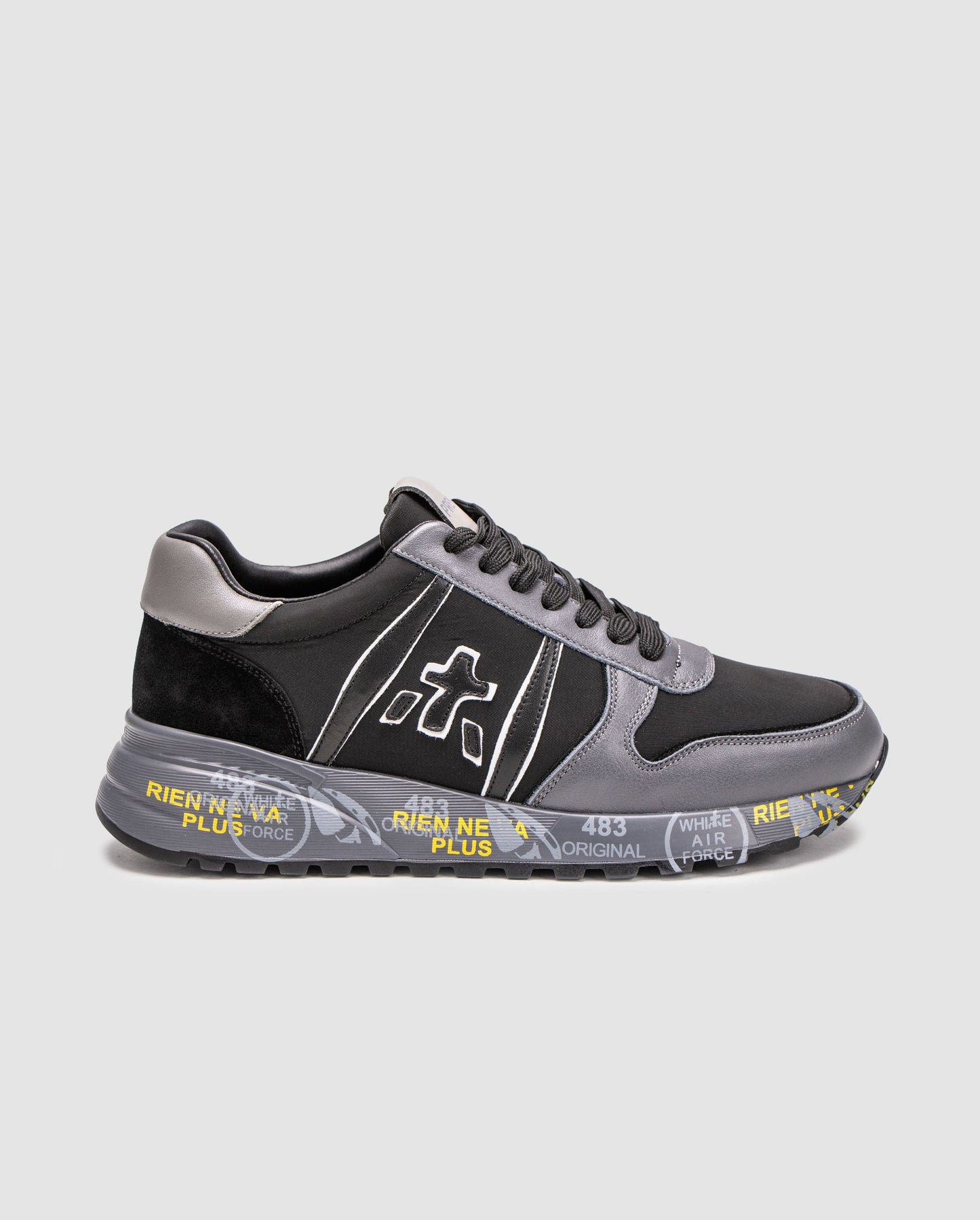 Premiata Mick Triple Black Grey